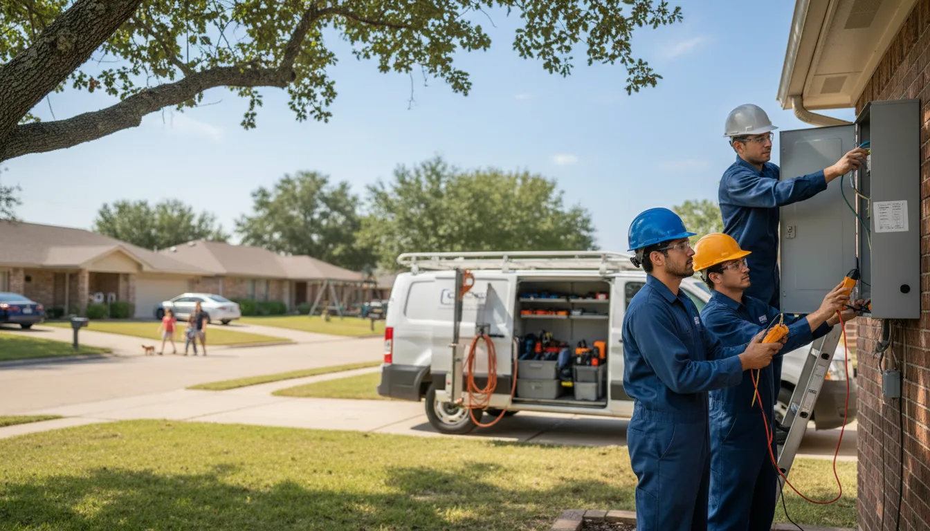 Certified electrician providing emergency electrical services in Hico, WV